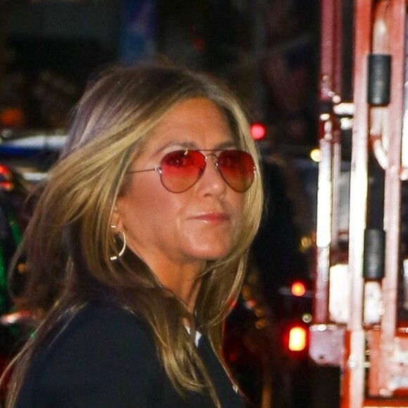Jennifer Aniston est allée faire la promotion de sa nouvelle série télévisée américaine "The Morning Show" à New York, le 27 octobre 2019 