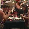 Adeline et Mickael dînent en tête à tête pour la Saint Valentin