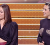 Camélia Jordana lors de la demi-finale de la "Star Academy" pour chanter avec Tiana - TF1