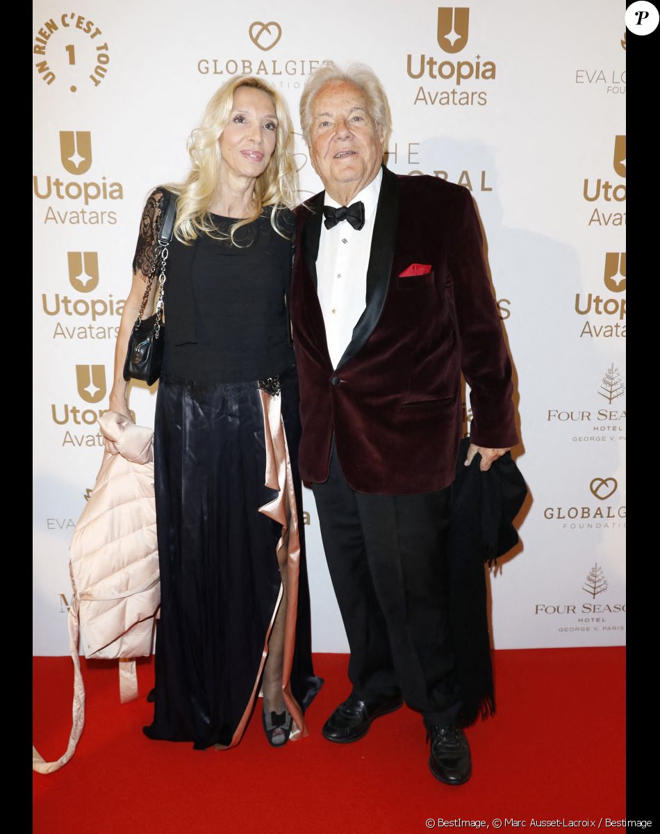 Sylvie Marshall, Massimo Gargia - Photocall de la 10ème édition du "Global Gift Gala 2022" au Four Seasons Hotel George V à Paris le 19 novembre 2022.© Marc Ausset-Lacroix / Bestimage