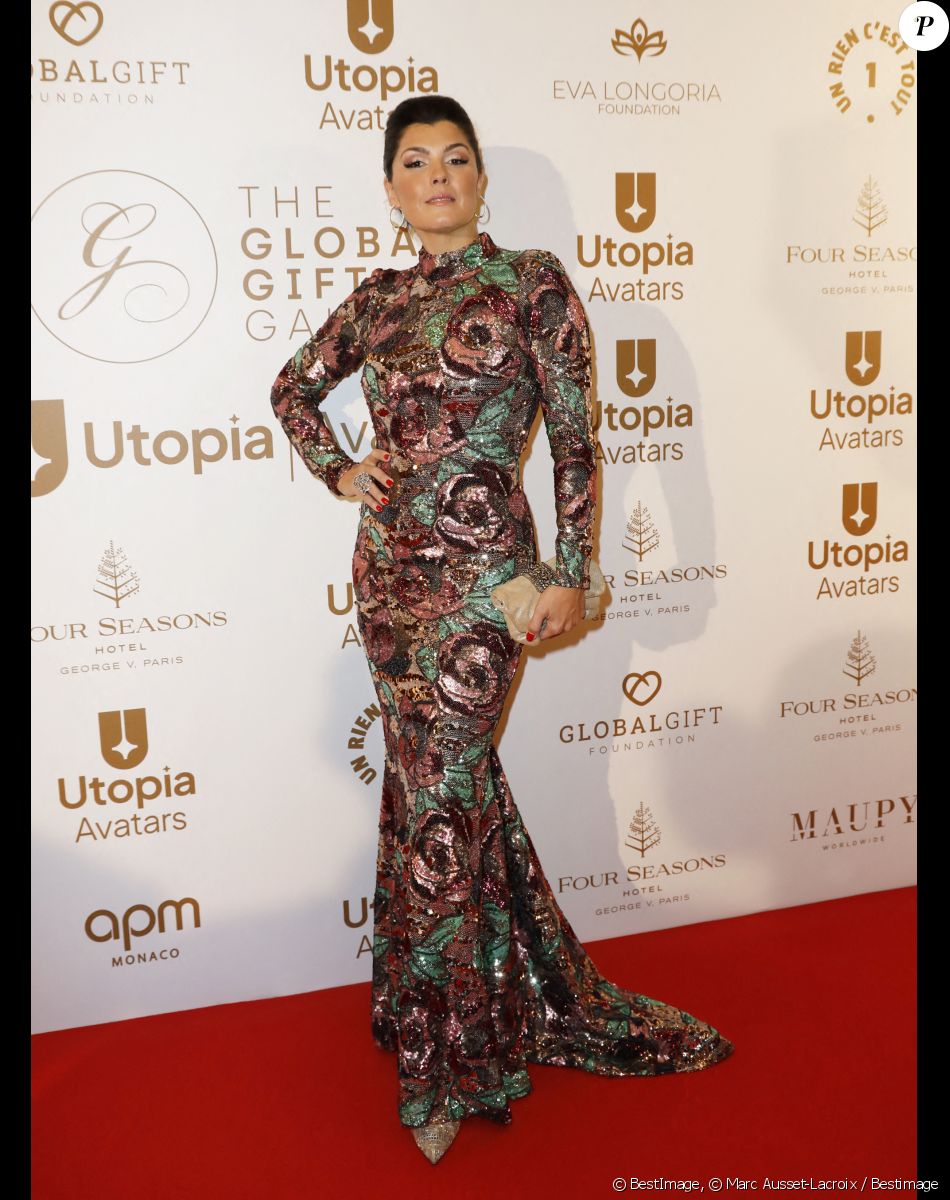 Angelica de la Riva - Photocall de la 10ème édition du "Global Gift Gala 2022" au Four Seasons Hotel George V à Paris le 19 novembre 2022. © Marc Ausset-Lacroix / Bestimage