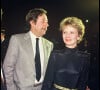 Jean Rochefort et Nicole Garcia en 1985 lors de la soirée des César