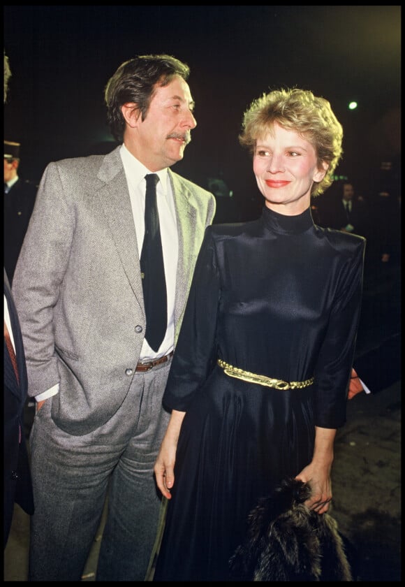 Jean Rochefort et Nicole Garcia en 1985 lors de la soirée des César