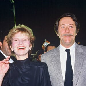 Nicole Garcia et Jean Rochefort à la cérémonie des César en 1985