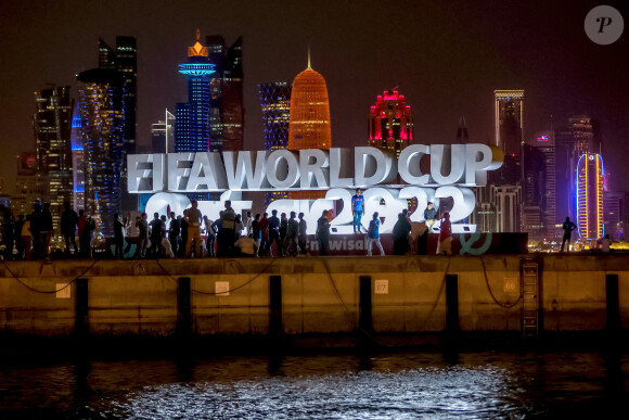 Illustrations de la ville Doha où s'est déroulée l'ouverture de la "Coupe Du Monde".