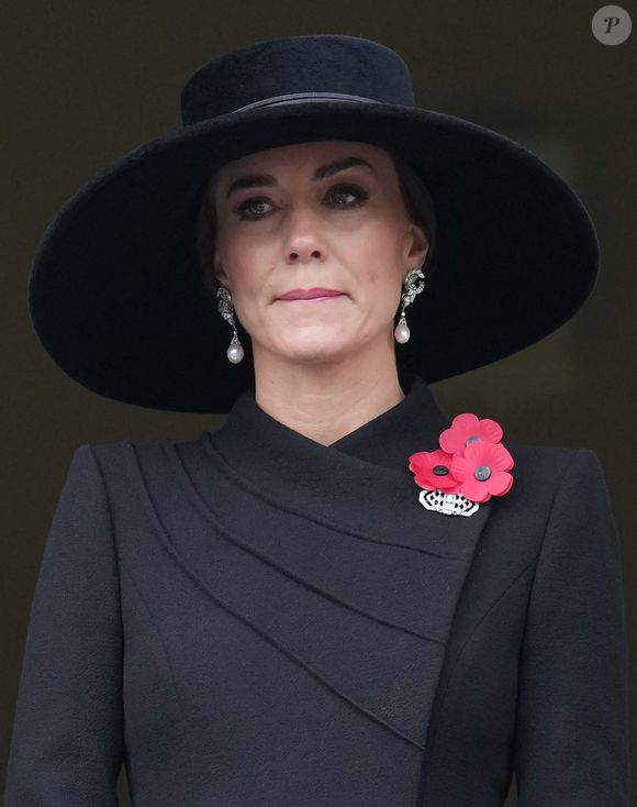 Catherine Kate Middleton, princesse de Galles - Les membres de la famille royale d'Angleterre et les personnalités lors du "Remembrance Sunday Service" à Londres le 13 novembre 2022. 