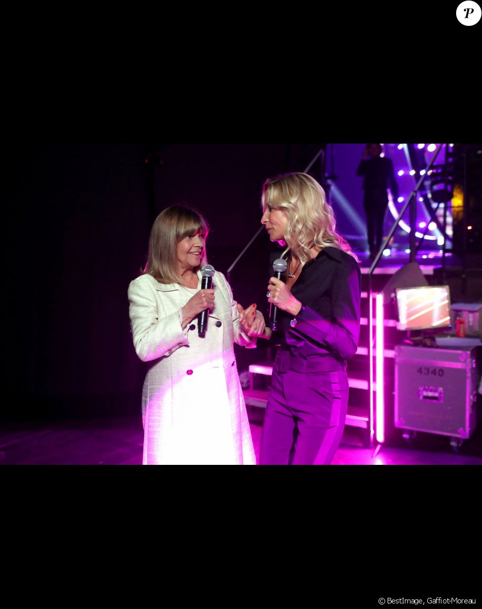 Exclusif - Chantal Goya et Rebecca Hampton - Enregistrement de l'émission "Duos Mystères" à la Seine Musicale à Paris. © Gaffiot-Moreau / Bestimage