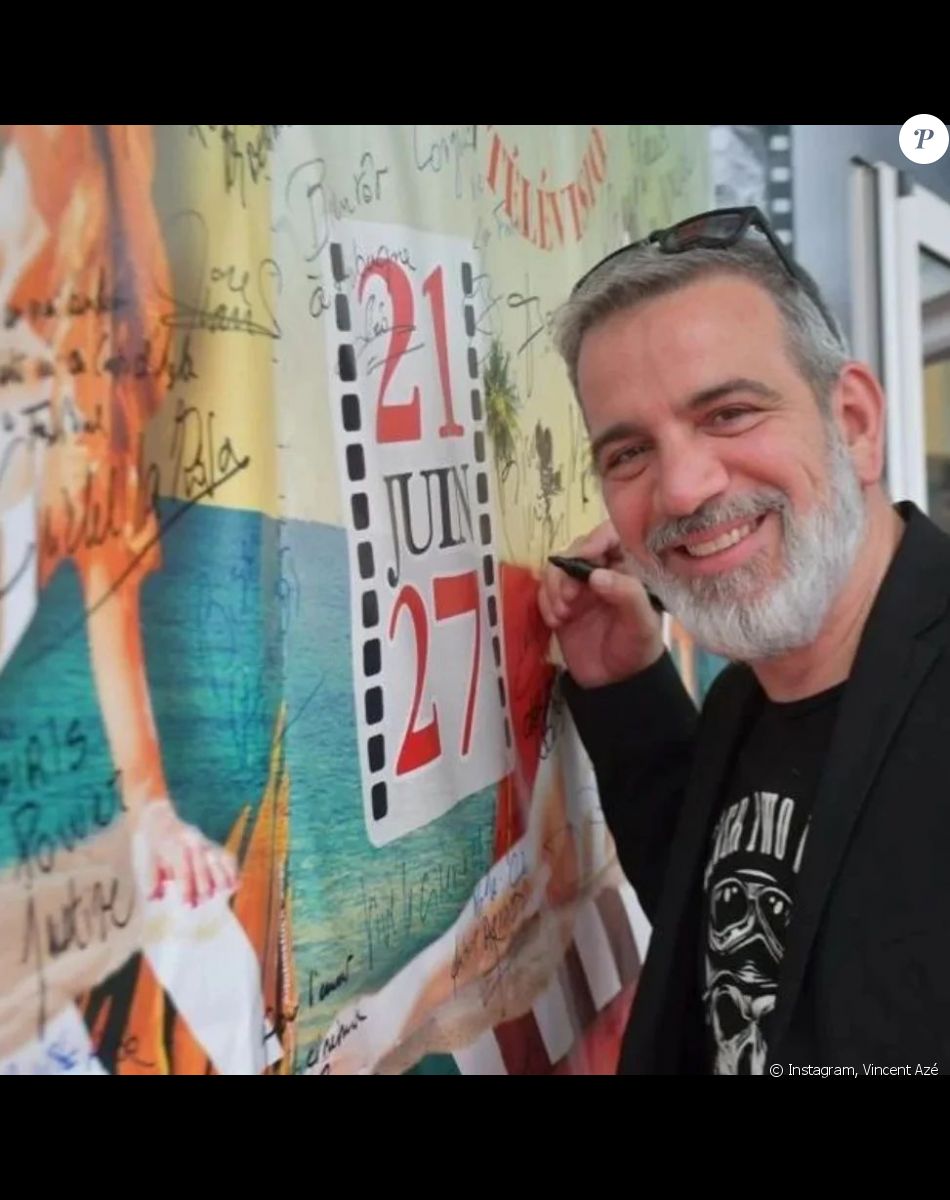 Vincent Azé, le compagnon de Rebecca Hampton, sur Instagram. Le 24 juin 2022.