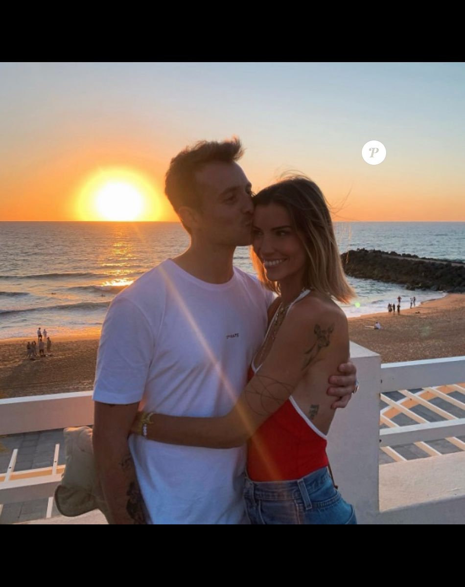 Alexandra Rosenfeld et son compagnon Hugo Clément. Instagram. Le 9 juillet 2022.