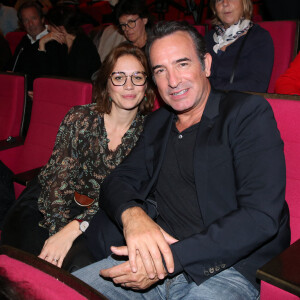 Exclusif - Jean Dujardin et sa femme Nathalie Péchalat - Salle - Spectacle symphonique Claude Lelouch "D'un film à l'autre" au Palais des Congrès de Paris. © Moreau / Rindoff / Bestimage 