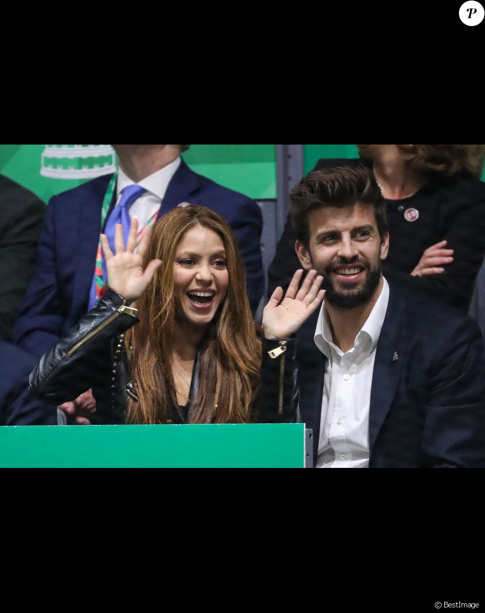 Shakira et Gerard Piqué - L'Espagne remporte la Coupe Davis à Madrid, le 24 novembre 2019, grâce à la victoire de R. Nadal contre D. Shapovalov (6-3, 7-6).