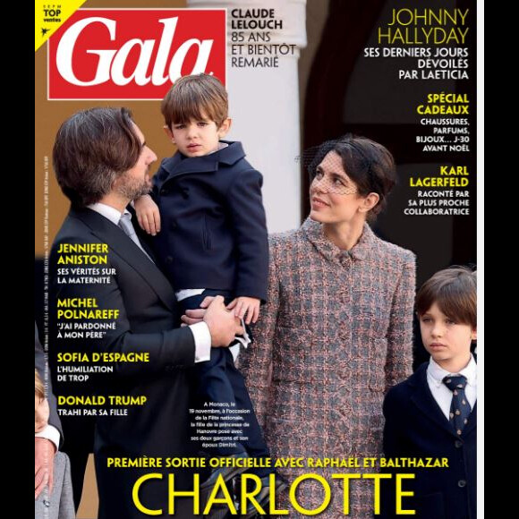 Couverture du magazine "Gala" du 24 novembre 2022