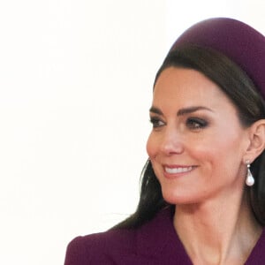 Catherine (Kate) Middleton, princesse de Galles - La famille royale et le gouvernement du Royaume Uni lors de la cérémonie d'accueil du président de l'Afrique du Sud, en visite d'état à Londres, Royaume Uni, le 22 novembre 2022. 