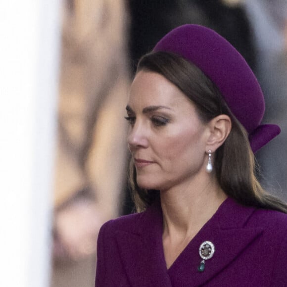 Catherine (Kate) Middleton, princesse de Galles - La famille royale et le gouvernement du Royaume Uni lors de la cérémonie d'accueil du président de l'Afrique du Sud, en visite d'état à Londres, Royaume Uni, le 22 novembre 2022. 