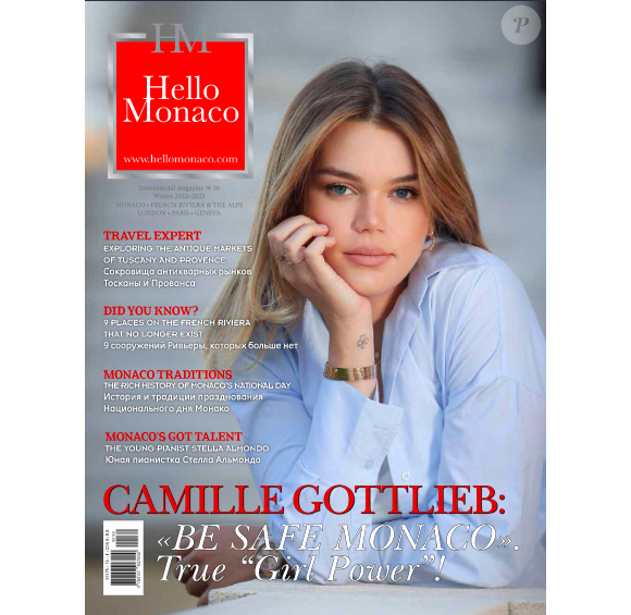 Le magazine Hello Monaco avec Camille Gottlieb, fille de Stéphanie de Monaco