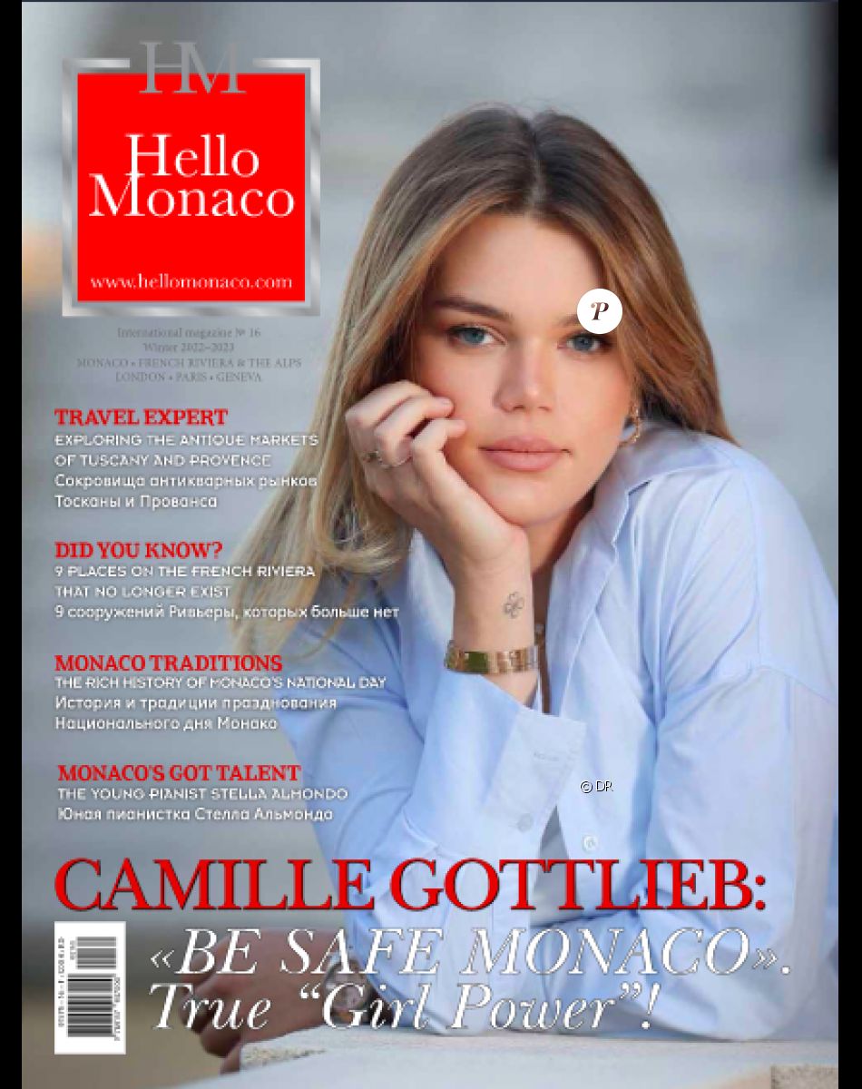 Le magazine Hello Monaco avec Camille Gottlieb, fille de Stéphanie de Monaco