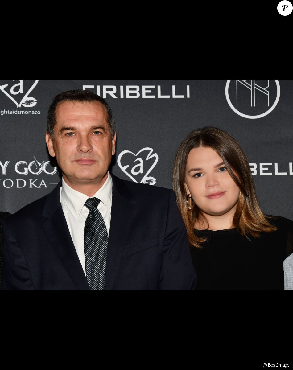 Exclusif - Jean Raymond Gottlieb et sa fille Camille, la fille qu'il a eu avec la princesse Stéphanie de Monaco, durant la présentation officielle de l'association Be Safe dont la présidente est Camille Gottlieb au MK sur le port de Monaco le 10 novembre 2018. © Bruno Bebert / Bestimage