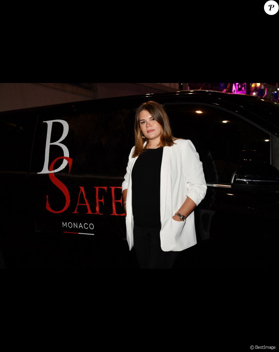 Exclusif - Camille Gottlieb, la fille de la princesse Stéphanie de Monaco durant la présentation officielle de l'association Be Safe dont la présidente est Camille Gottlieb au MK sur le port de Monaco le 10 novembre 2018.© Bruno Bebert / Bestimage