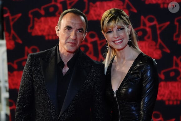 Nikos Aliagas et sa compagne Tina Grigoriou lors de la 23ème édition des NRJ Music Awards au Palais des Festivals de Cannes.