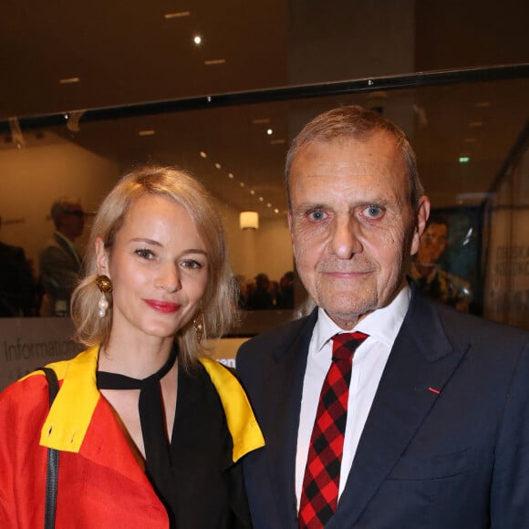 Jean-Charles de Castelbajac et sa femme Pauline de Drouas - Dîner des Amis du Musée d'Art Moderne à Paris, France, le 18 Octobre 2022. © Bertrand Rindoff / BestImage