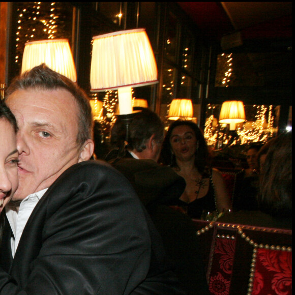 Mareva Galanter et Jean-Charles de Castelbajac - Soirée MBC au Fouquet's à Paris