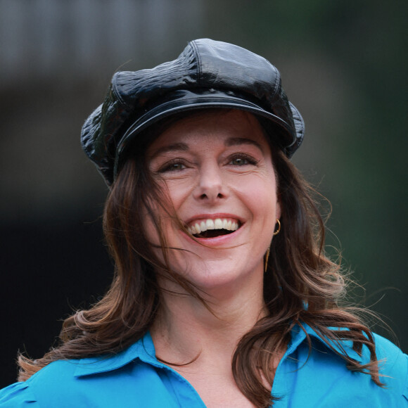 Laure Calamy sur le ponton de l'hôtel Excelsior lors de la 79ème édition du festival international du film de Venise (La Mostra), Italie, le 1er septembre 2022. © MPP/Bestimage