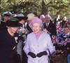 La reine Elizabeth et Lady Susan Hussey le 25 octobre 1996