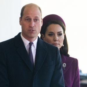 Le prince William, prince de Galles, et Catherine (Kate) Middleton, princesse de Galles - La famille royale et le gouvernement du Royaume Uni lors de la cérémonie d'accueil du président de l'Afrique du Sud, en visite d'état à Londres, Royaume Uni, le 22 novembre 2022. 
