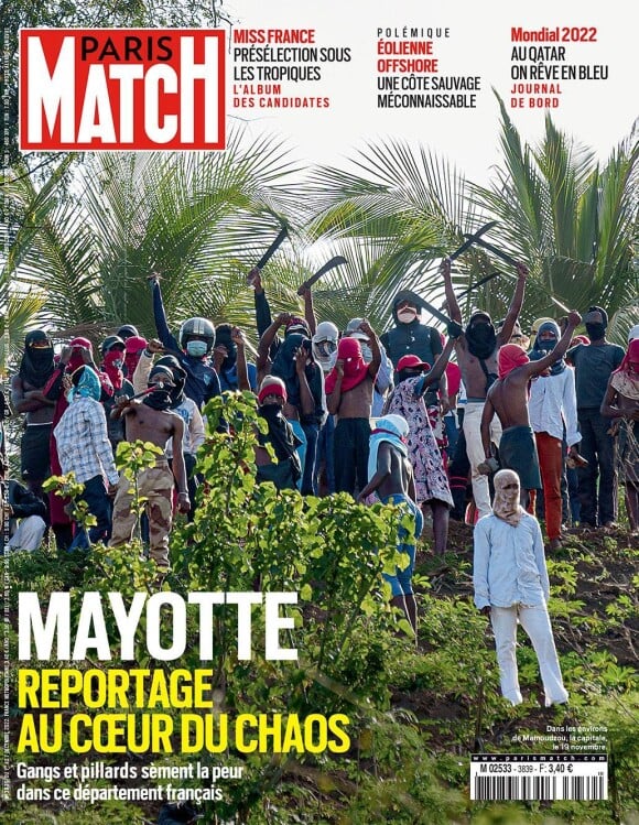 Couverture du magazine "Paris Match", numéro du 1er décembre 2022.