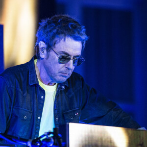 Jean-Michel Jarre - Le président Emmanuel Macron et la première dame Brigitte Macron assistent à la Fête de la Musique au palais de l'Elysée à Paris le 21 juin 2021 © Eliot Blondet / Pool / Bestimage 