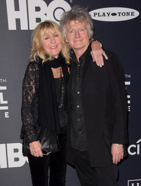 Le groupe Fleetwood Mac (Christine McVie et Neil Finn) à la soirée Rock & Roll Hall Of Fame Induction au Barclays Center dans le quartier de Brooklyn à New York, le 29 mars 2019