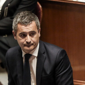 Gérald Darmanin, ministre de l'Intérieur et des Outre-mer - Séance de questions au gouvernement à l'assemblée nationale, Paris, le 15 novembre 2022. © Stéphane Lemouton / Bestimage