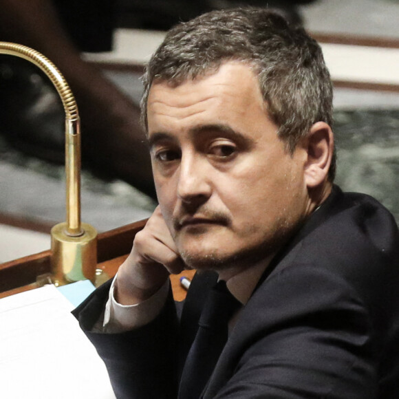 Gérald Darmanin, ministre de l'Intérieur et des Outre-mer - Séance de questions au gouvernement à l'assemblée nationale, Paris, le 15 novembre 2022. © Stéphane Lemouton / Bestimage