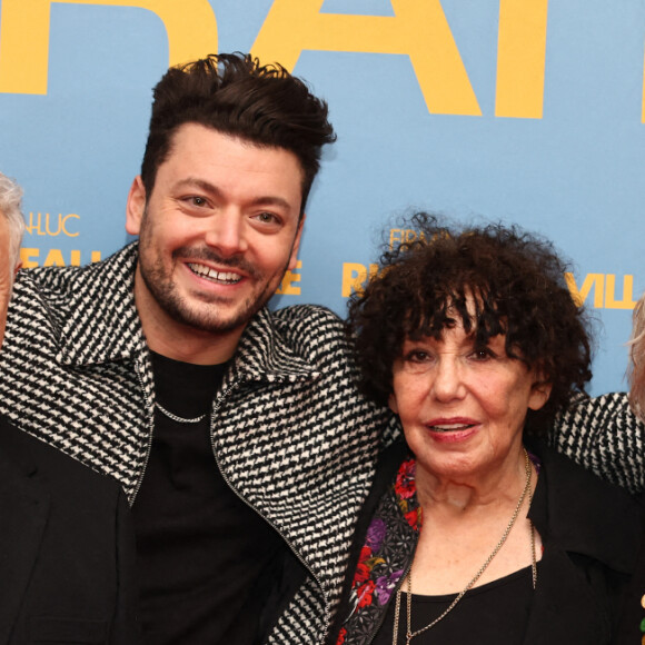 Daniel Prévost, Kev Adams, Liliane Rovère, Mylène Demongeot - Avant-première du film "Maison de retraite" au cinéma Le Grand Rex à Paris le 10 Février 2022. © Rubens Hazon/Bestimage