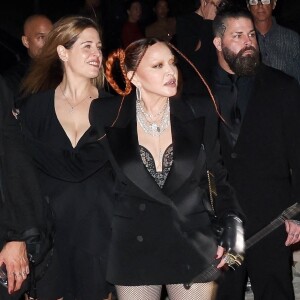 Madonna - Madonna fait la fête avec sa fille Lourdes Leon lors d'une soirée en son honneur pendant la foire d'art contemporain "Art Basel" à Miami, le 1er décembre 2022. 