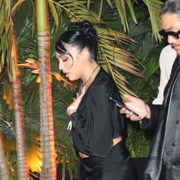 Lourdes Leon - Madonna fait la fête avec sa fille Lourdes Leon lors d'une soirée en son honneur pendant la foire d'art contemporain "Art Basel" à Miami, le 1er décembre 2022. 