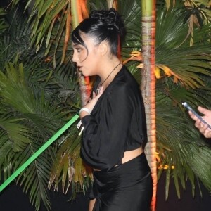 Lourdes Leon - Madonna fait la fête avec sa fille Lourdes Leon lors d'une soirée en son honneur pendant la foire d'art contemporain "Art Basel" à Miami, le 1er décembre 2022. 