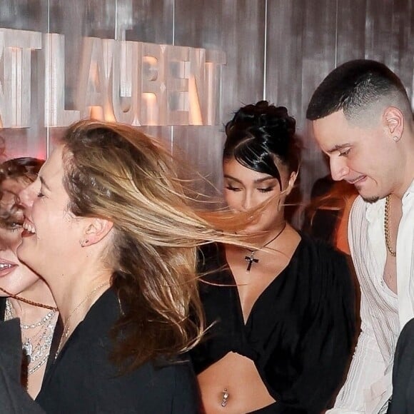 Madonna, Lourdes Leon - Madonna fait la fête avec sa fille Lourdes Leon lors d'une soirée en son honneur pendant la foire d'art contemporain "Art Basel" à Miami, le 1er décembre 2022. 