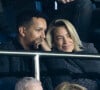 Waly Dia, Anne-Laure Bonnet - People au match de Ligue 1 Uber Eats "PSG contre Nice (0-0)" au Parc des Princes à Paris le 1er décembre 2021. © Cyril Moreau/Bestimage