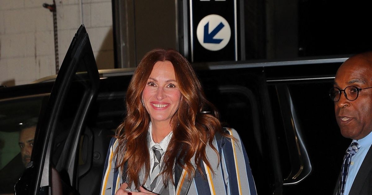 Julia roberts arrive au lincoln center new york le 14 novembre 2022