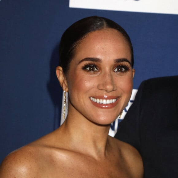 Le prince Harry et Meghan Markle lors du photocall de la soirée caritative Robert F. Kennedy Human Rights à New York le 6 décembre 2022. 