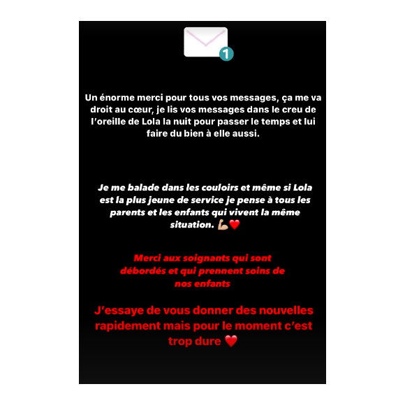 Capuine Anav, épuisée, partage des nouvelles de son bébé sur Instagram.
