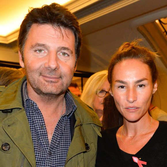 Vanessa Demouy et son mari Philippe Lellouche - Générale de la pièce "L'heureux élu", une comédie de Eric Assous au Théâtre de la Madeleine à Paris. © Coadic Guirec/Bestimage