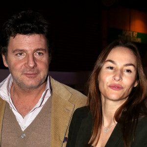 Philippe Lellouche et Vanessa Demouy - Gucci Paris Masters 2013 a Villepinte le 8 decembre 2013.