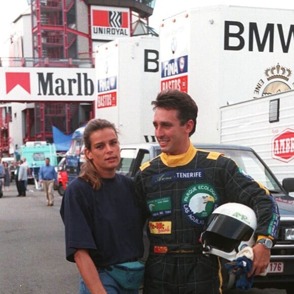 Stéphanie de Monaco et Daniel Ducruet en Belgique aux 24h de Francorchamps sur le circuit de la SPA.