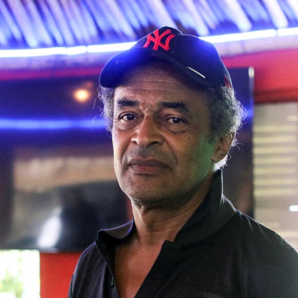 L'ancien sportif de tennis, Yannick Noah dans son village Noah, à Yaoundé, Cameroun, le 25 juillet 2022. © Stéphane Lemouton/Bestimage 