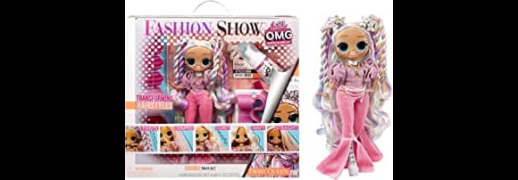 Votre enfant va pouvoir imaginer mille et une coiffures avec cette poupée LOL Surprise OMG Fashion Show Hair Edition Twist Queen