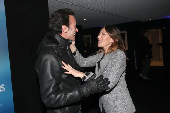 Mathilde Seigner et Anthony Delon - Avant-première du film "Choeur de Rocker" au cinéma UGC Normandie à Paris, le 8 décembre 2022. © Bertrand Rindoff / Bestimage