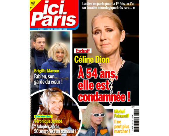 Couverture du magazine "Ici Paris" du 14 décembre 2022