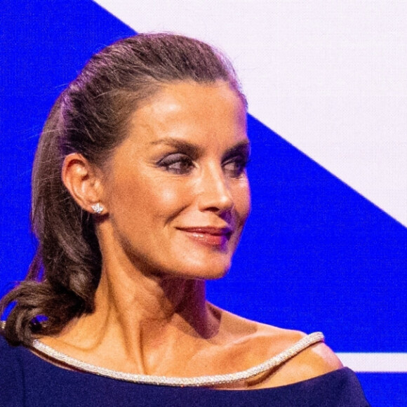 La reine Letizia d'Espagne, L'infante Sofia d'Espagne - La famille royale d'Espagne lors de la cérémonie de remise des prix "Princess of Girona Foundation" à Barcelone le 4 juillet 2022.